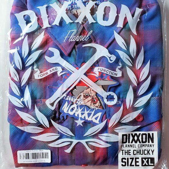 Dixxon Flannel CHUCKY Flannel Shirt -Horror Series - Men's XL - Picture 6 of 8